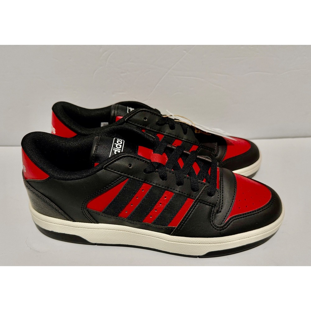 Adidas Break Start Basketball Sneakers Black Red JR1440 Mens 8.5 Womens 9.5 New